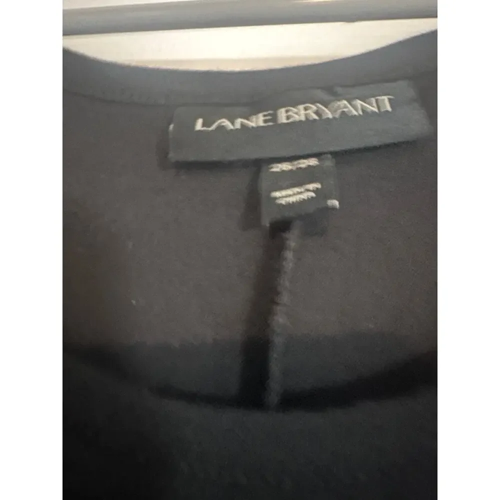 Lane Bryant Sleeveless Swing Dress – Black – Size 26 - Picture 5 of 7